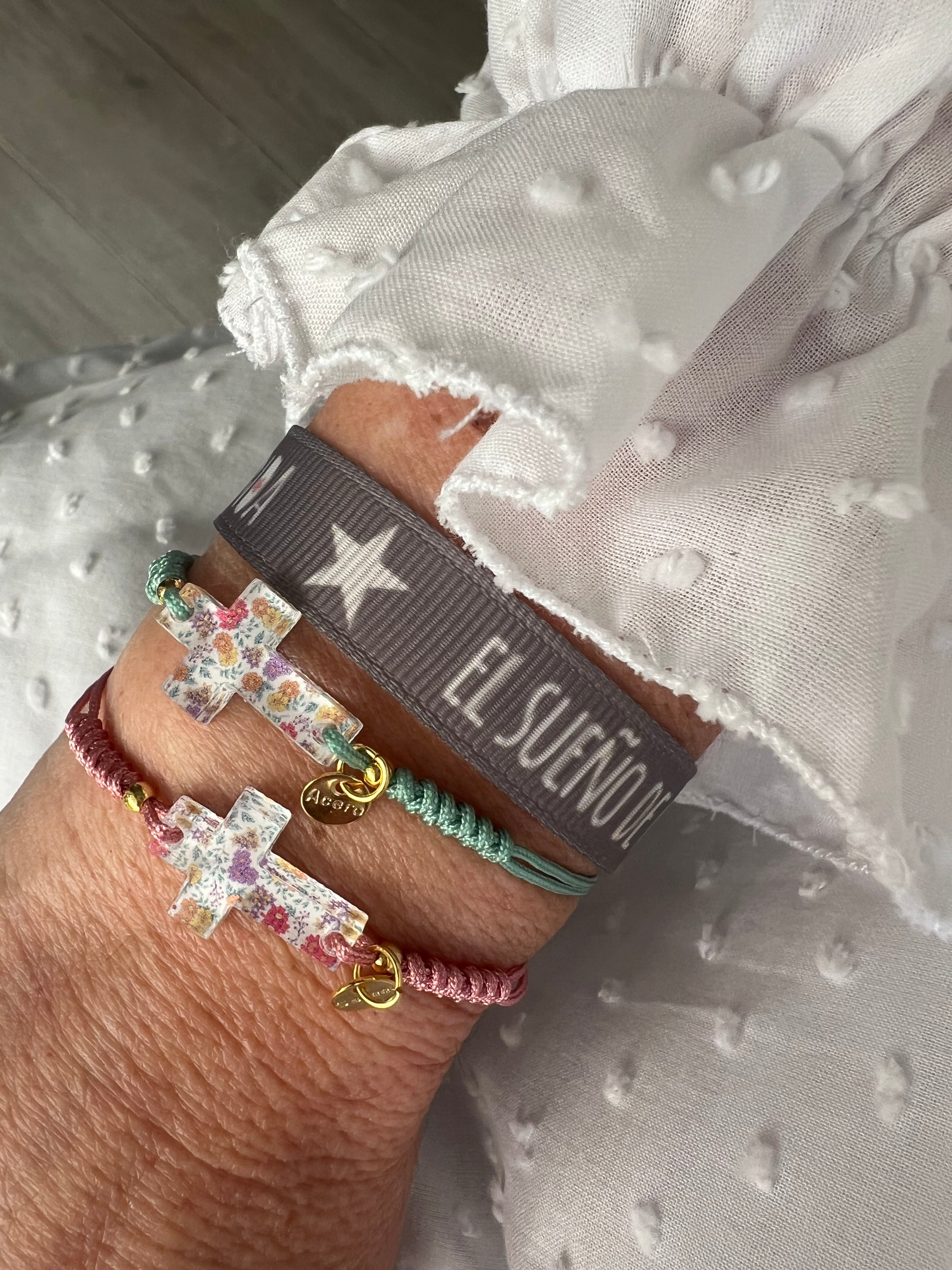 Pulsera cruz Vicky