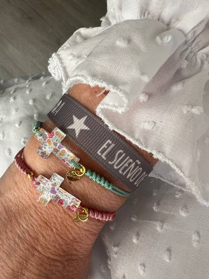 Pulsera cruz Vicky